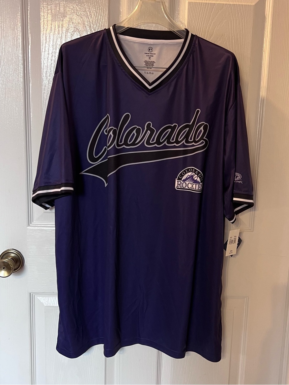 True Fan Colorado Rockies Replica MLB Baseball Jersey Shirt XXL NWT